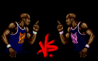 Shaq Fu (Amiga) screenshot: Shaq vs Shaq!