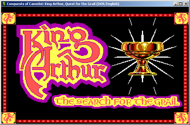Conquests of Camelot: The Search for the Grail (Windows) screenshot: Title screen 2 (GOG version)
