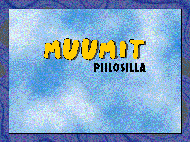 Muumit piilosilla (Windows) screenshot: Title screen