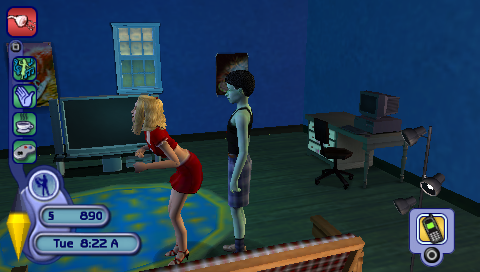 trolley bus Stræde melodramatiske Screenshot of The Sims 2 (PSP, 2005) - MobyGames