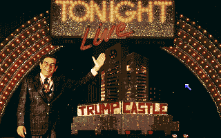 Trump Castle II (Amiga) screenshot: The floor show is second to none (or at least that's what they say).