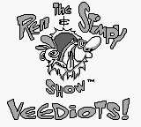 The Ren & Stimpy Show: Veediots! (Game Boy) screenshot: Title Screen