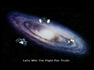 Star Ixiom (PlayStation) screenshot: Let's Win The Fight For Truth.