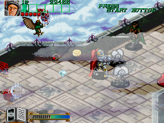 Wizard Fire (Arcade) screenshot: Sky stage