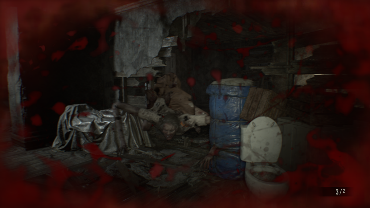Resident Evil 7: Biohazard (Windows) screenshot: Oh, this is scary
