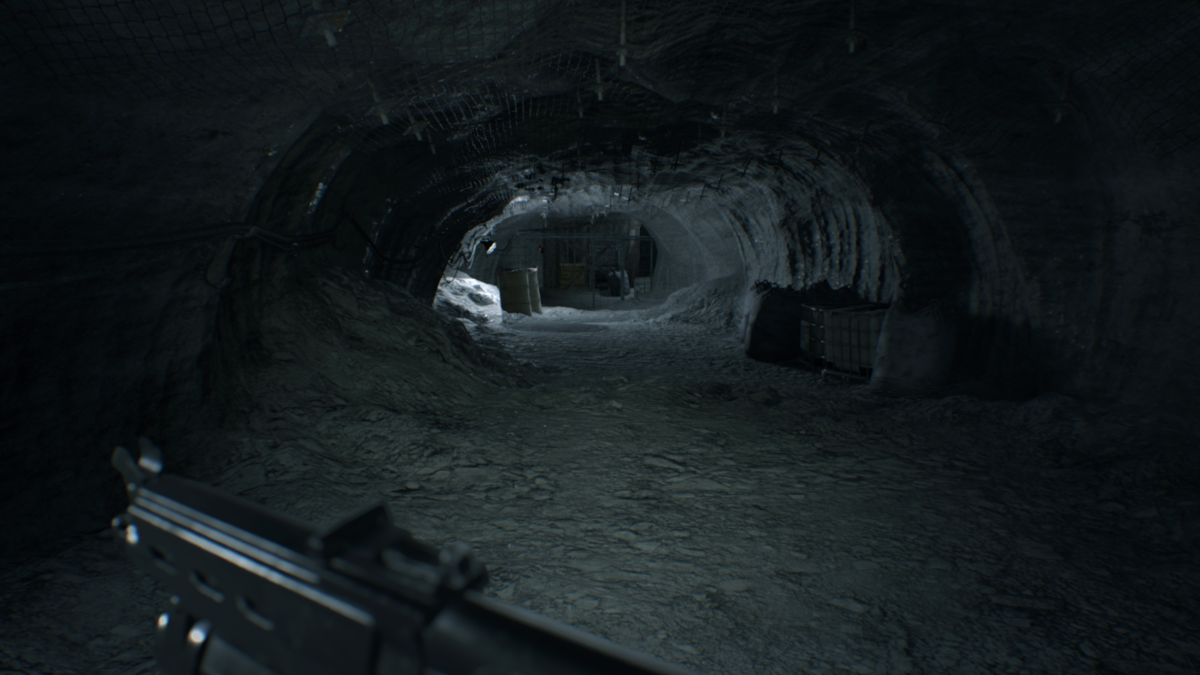 Resident Evil 7: Biohazard (Windows) screenshot: Abandoned salt mine