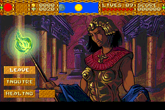 Shape Shifter (TurboGrafx CD) screenshot: Healing shop