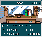 Power Quest (Game Boy Color) screenshot: At home, in your room