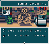 Power Quest (Game Boy Color) screenshot: At the model shop