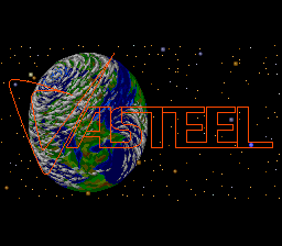Vasteel (TurboGrafx CD) screenshot: Title screen
