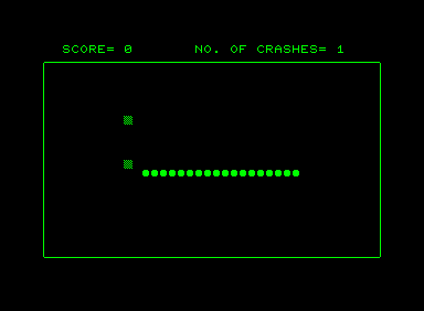 Zap (Commodore PET/CBM) screenshot: You earn points for each target
