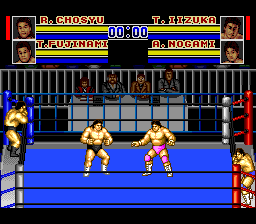 Shin Nihon Pro-Wrestling '94: Battlefield in Tokyo Dome (TurboGrafx CD) screenshot: Tag teams