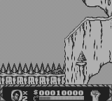 Cliffhanger (Game Boy) screenshot: That hurt.