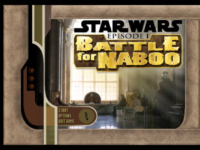 Star Wars: Episode I - Battle for Naboo (Windows) screenshot: Main menu (demo)