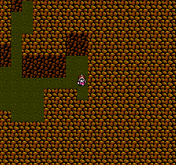 Final Fantasy III (NES) screenshot: The first dungeon