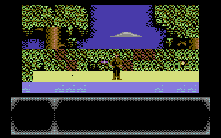 Wyspa (Commodore 64) screenshot: Start up