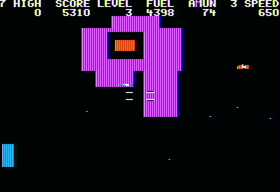 Hadron (Apple II) screenshot: A Hadron