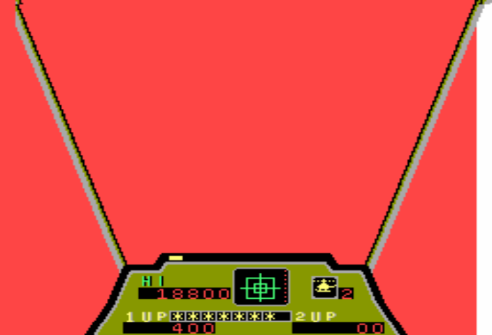 Cobra Command (Arcade) screenshot: I got hit