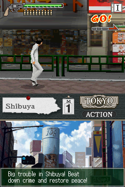 Tokyo Beat Down (Nintendo DS) screenshot: Go.