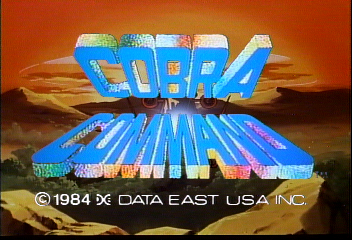 Cobra Command (Arcade) screenshot: Title screen