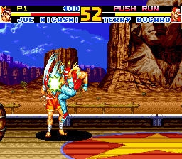 Fatal Fury Special (TurboGrafx CD) screenshot: ...but got out of hand when we went into the canyon. I'm going back to Thailand, Americans are too unpredictable for my taste