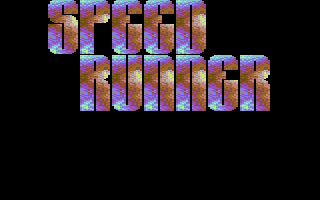 Speed Runner (Commodore 64) screenshot: Title screen