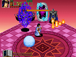 Wizard Fire (Arcade) screenshot: Last battle engaged