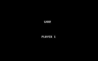 Speed Runner (Commodore 64) screenshot: Winner