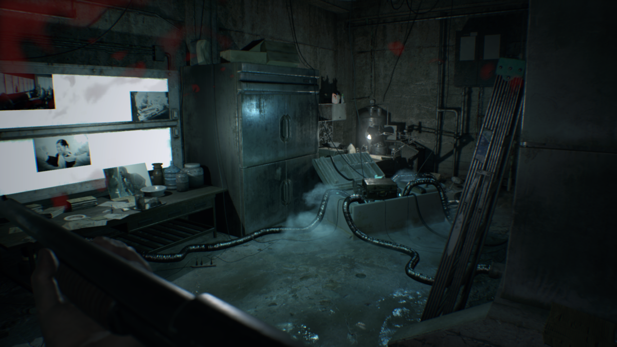 Resident Evil 7: Biohazard (Windows) screenshot: The laboratory where the players will learn the answers