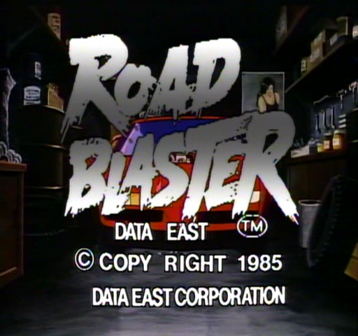 Road Blaster (Arcade) screenshot: Title screen