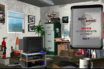 Colin McRae Rally (PlayStation) screenshot: Rally school