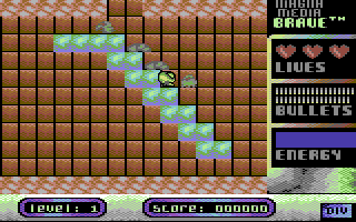 Brave (Commodore 64) screenshot: Steps