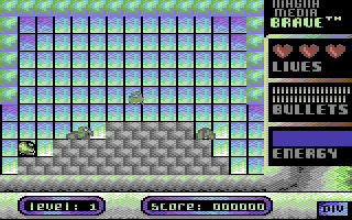 Brave (Commodore 64) screenshot: Worms