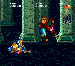 Gladiator (Arcade) screenshot: Duel lost