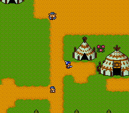 Seiryū Densetsu Monbit (TurboGrafx CD) screenshot: Hero's home village