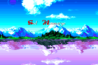 Sol Moonarge (TurboGrafx CD) screenshot: Title screen A