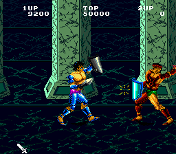 Gladiator (Arcade) screenshot: Defense position