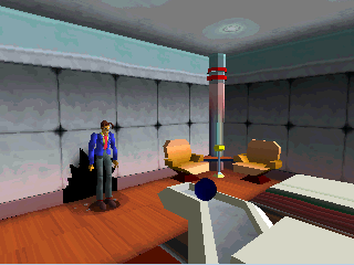 Welcome House 2: Keaton & His Uncle (PlayStation) screenshot: A bowling alley.