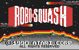 Robo-Squash (Lynx) screenshot: Title screen