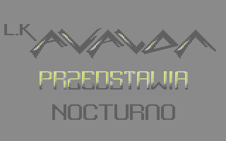 Nocturno (Commodore 64) screenshot: Title screen