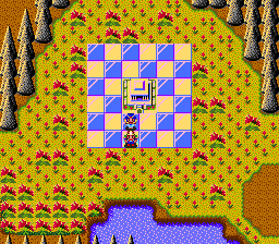 Mateki Densetsu Astralius (TurboGrafx CD) screenshot: There are several "world maps" in this game. This is the first one