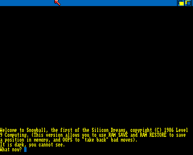 Silicon Dreams (Amiga) screenshot: Staring a game of Snowball.