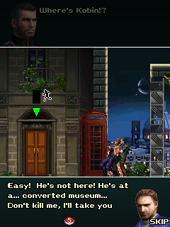 Tom Clancy's Splinter Cell: Conviction (J2ME) screenshot: Interrogating an enemy