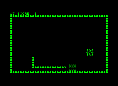 Arrow (Commodore PET/CBM) screenshot: Getting some big points