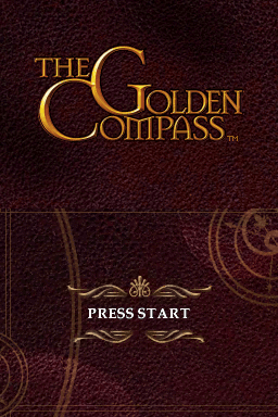 The Golden Compass (Nintendo DS) screenshot: Title screen.