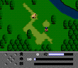 Makai Hakkenden Shada (TurboGrafx-16) screenshot: These baboons are tougher. You need to gain a level or something