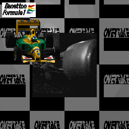 Overtake (Sharp X68000) screenshot: The teams are introduced one by one
