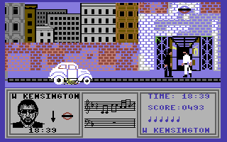 Paul McCartney's Give My Regards to Broad Street (Commodore 64) screenshot: Lucked out and got the second piece at the same place.