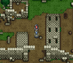 Albert Odyssey (SNES) screenshot: Ruined Gouto