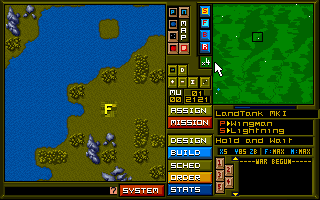 When Two Worlds War (Amiga) screenshot: Planet map. (256 Color - AGA Version)